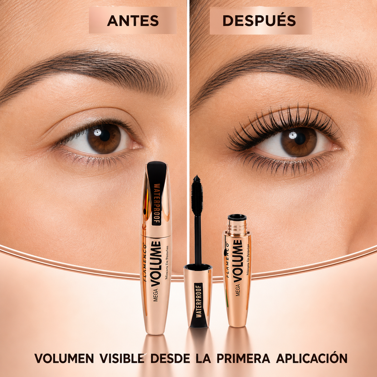 Máscara de Pestañas Ultra Volumen Waterproof