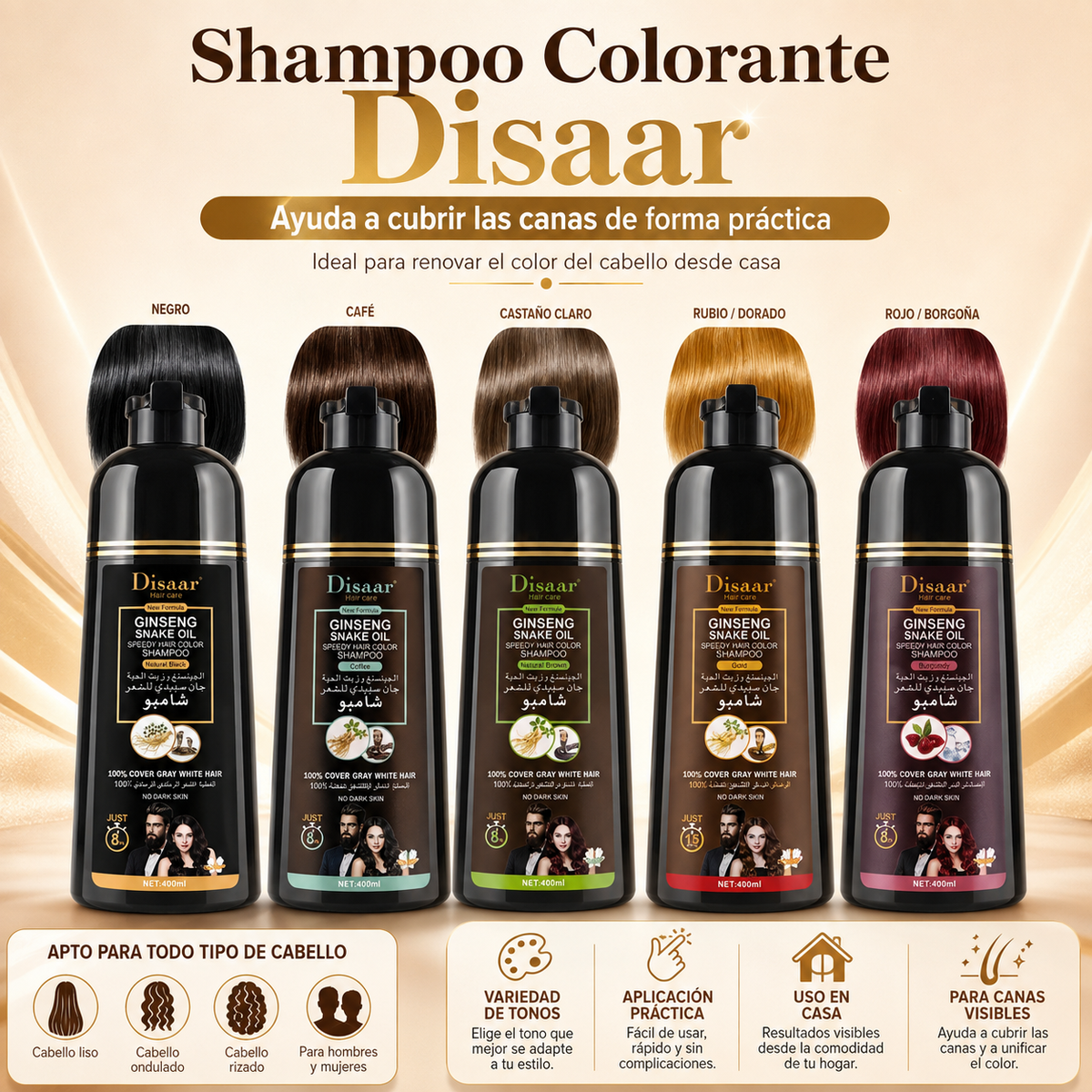 Shampoo pinta Canas Dissar